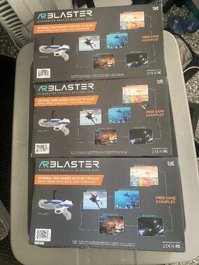 Lot of 3 AR Blaster Toy Guns Nonworking Prop Display Parts